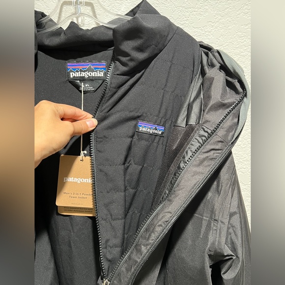 Patagonia Men's 3-in-1 Powder Town Jacket - Picture 4 of 9